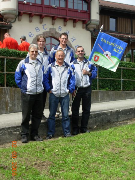 v.l.n.r. Bergamin Duno, Bergamin Fabian, Ehresheim Gerhard, Ehresheim Patric, Schraner Hanspeter