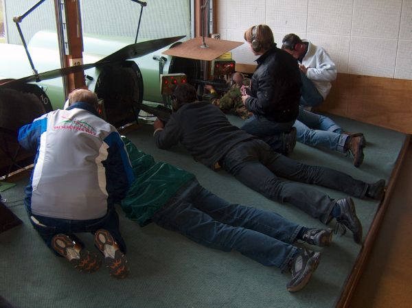 Betreuung durch Sch�tzenmeister auf allen Scheiben