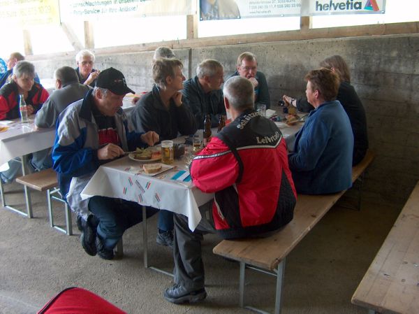endlich Draussen sitzen