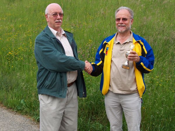 Der Sieger am Feldschiessen 2008 Amsler Stefan mit 70 Punkten