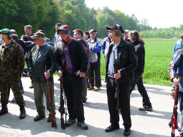 unsere beiden Ehrenpr�sidenten zwischen der Prominenz