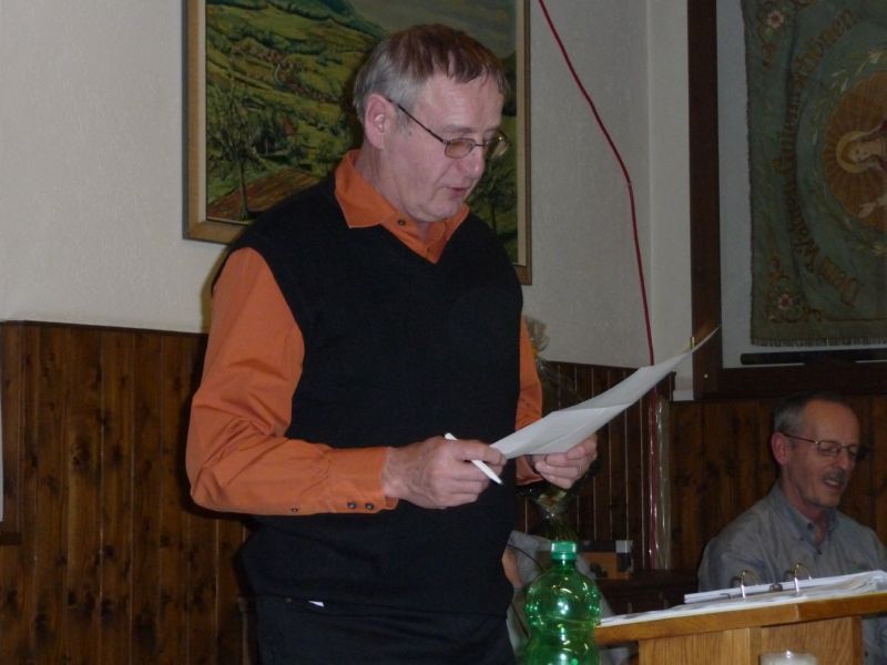 Rheinegger Albert als Tagespr�sident