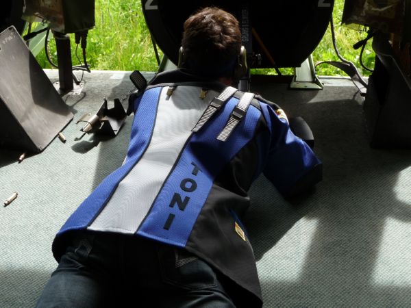 und neue Schiessjacke von Toni