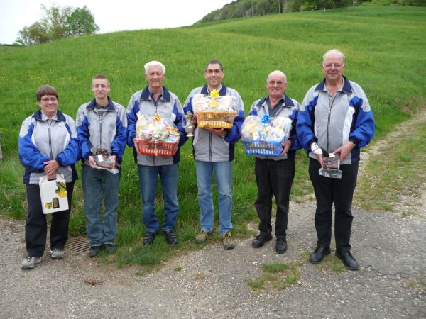 Cup (v.L.n.R.) Schmid Monika (6), Schmid Patrick (4), Weiss Ewald (2), Weiss Peter (1), Weiss, Werner (3) und St�uble Werner (5)