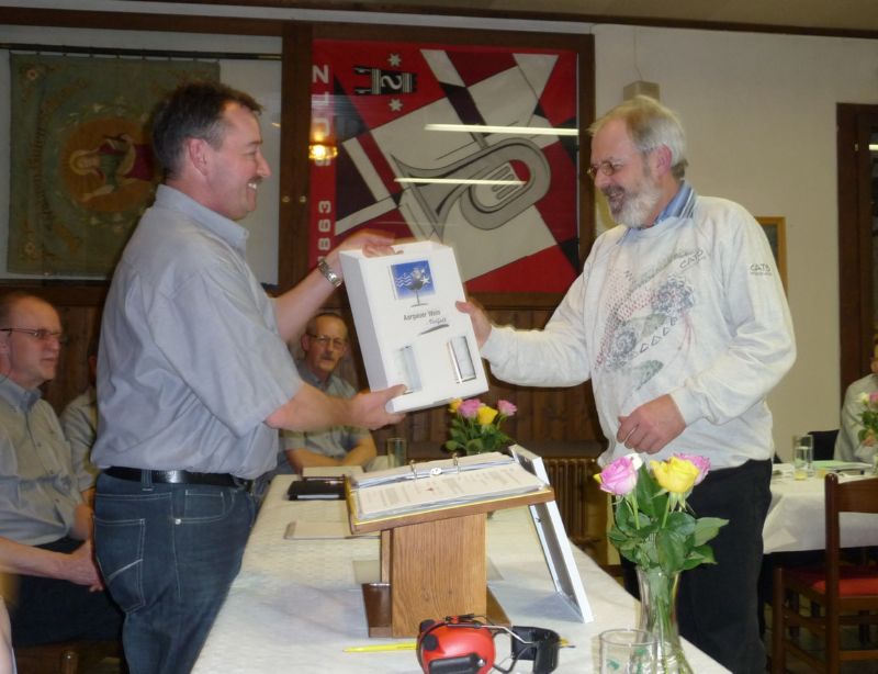 Ruede Edwin wird Veteran 