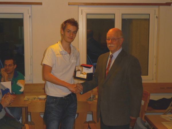 Ackermann Michael Rang 1. Spezialauszeichnung und Gewinner der Uhr