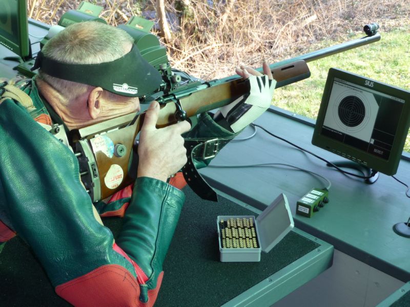 1. Schuss auf die neue Anlage vom Chef G50m Merkofer Franz