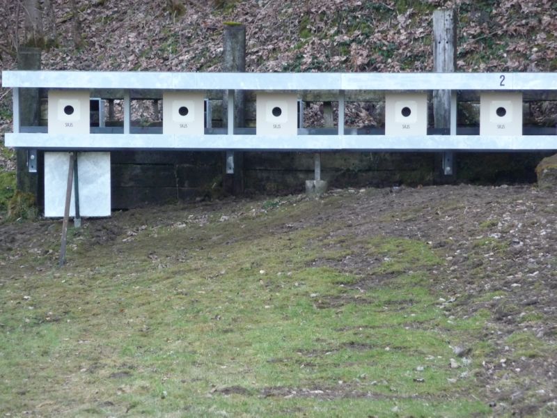 Scheibenanlage fast fertig