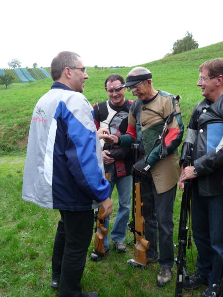 dann gab es noch Gold f�r den Sieger 